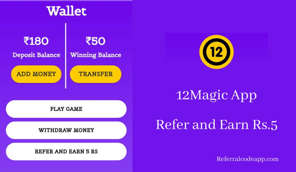 12Magic Refer and Earn