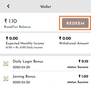 redeem money break fun app