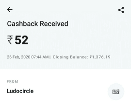 Ludo circle payment proof