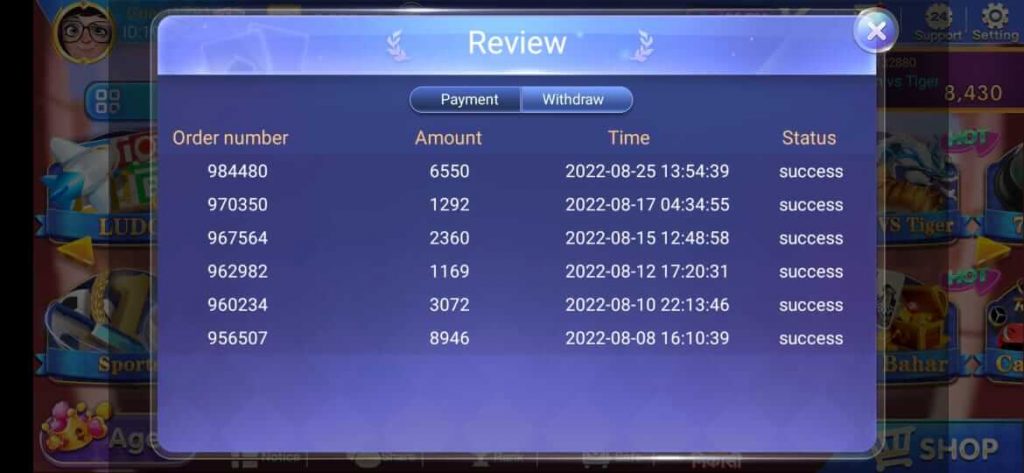 All Rummy App List Payment Proof