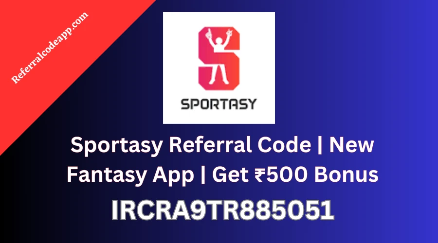 Sportasy Referral Code | New Fantasy App | Get ₹500 Bonus